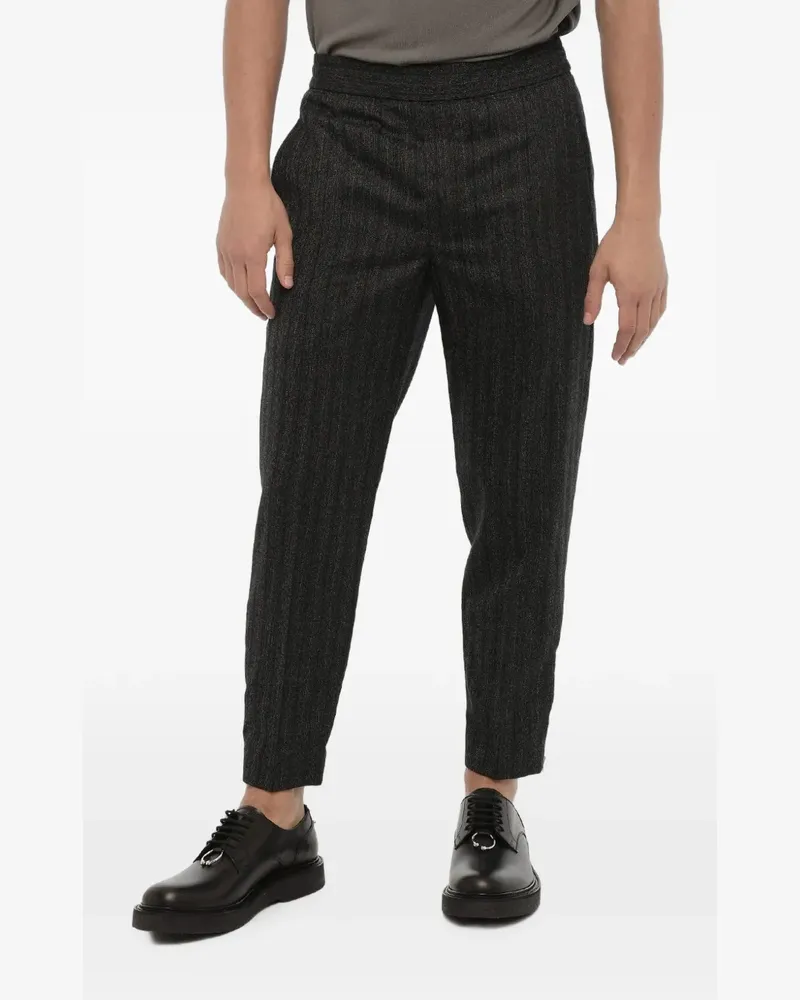 Neil Barrett Slim-Fit-Hose mit Knöchelreißverschluss - Grau Grau