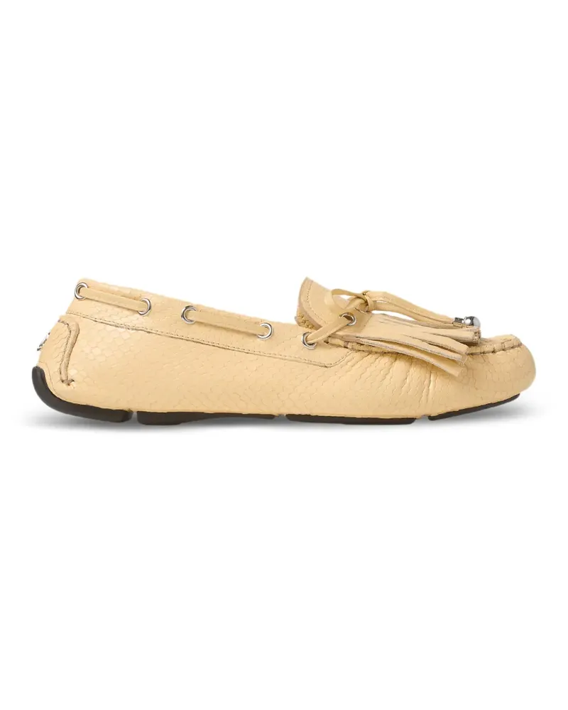 Jimmy Choo Manon Loafer mit Quastendetail - Gelb Gelb
