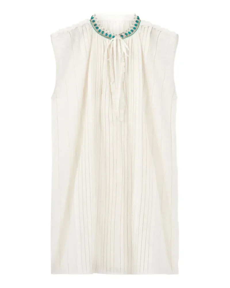 Fortela Afir embellished mini dress - Weiß Weiß