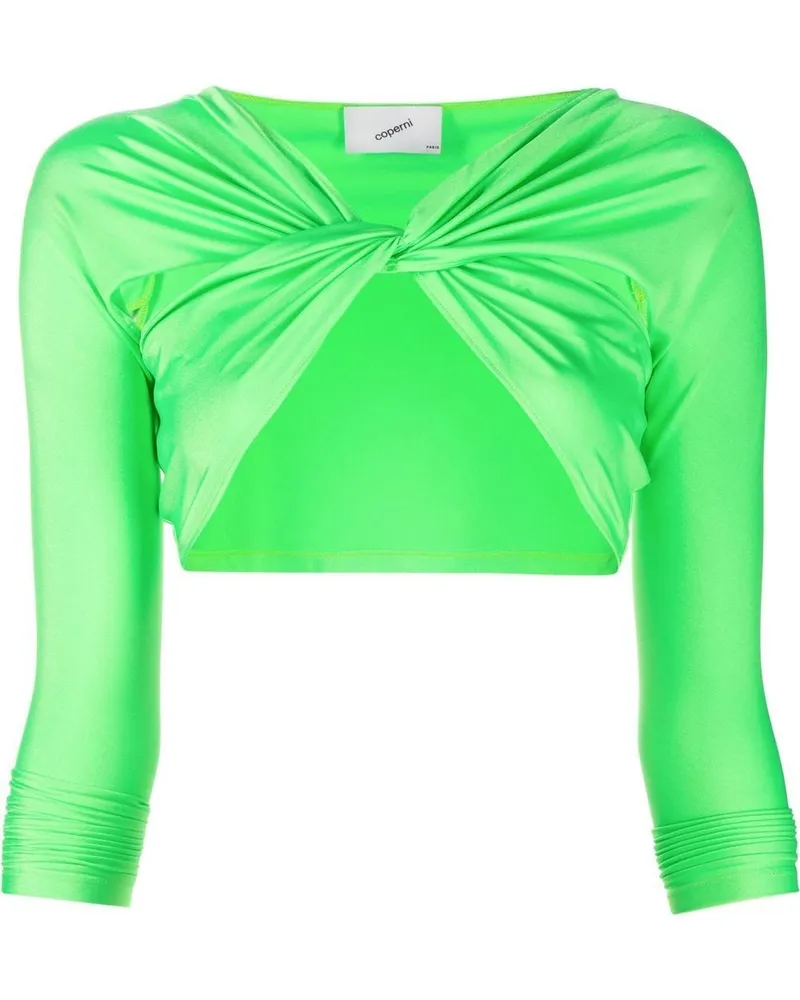 COPERNI Cropped-Oberteil - Grün Grün