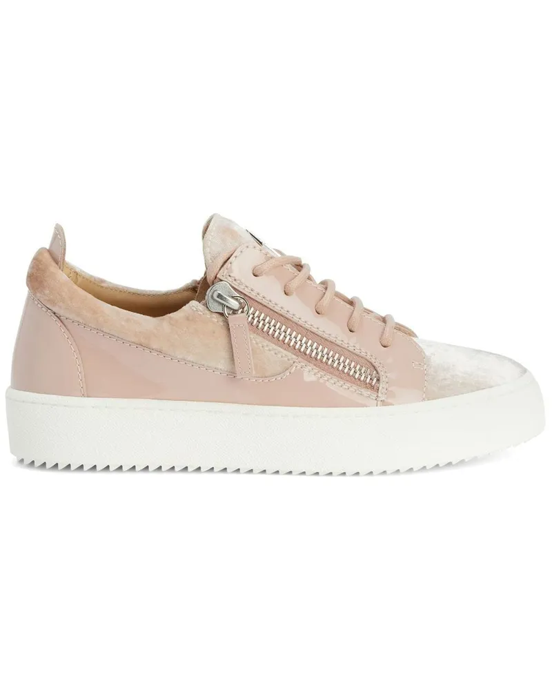 Giuseppe Zanotti Gail Sneakers aus Samt - Rosa Rosa