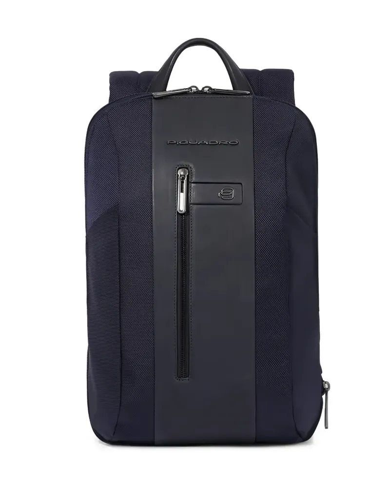 Piquadro expandable laptop backpack - Blau Blau