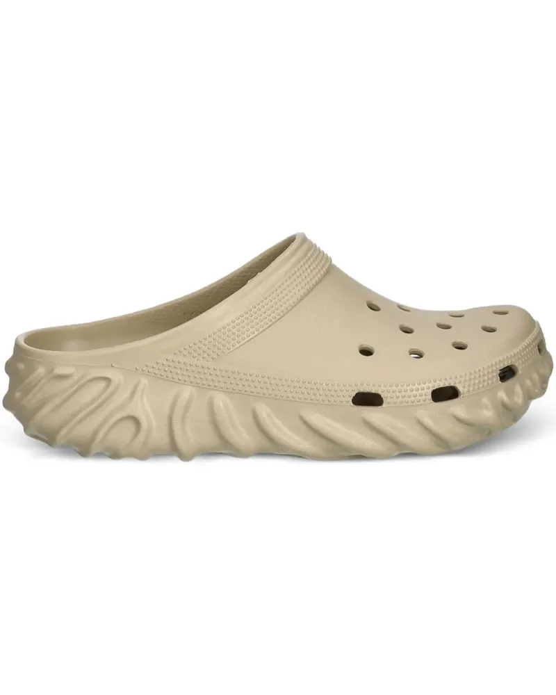 Crocs Perforierte Pantoletten - Nude Nude