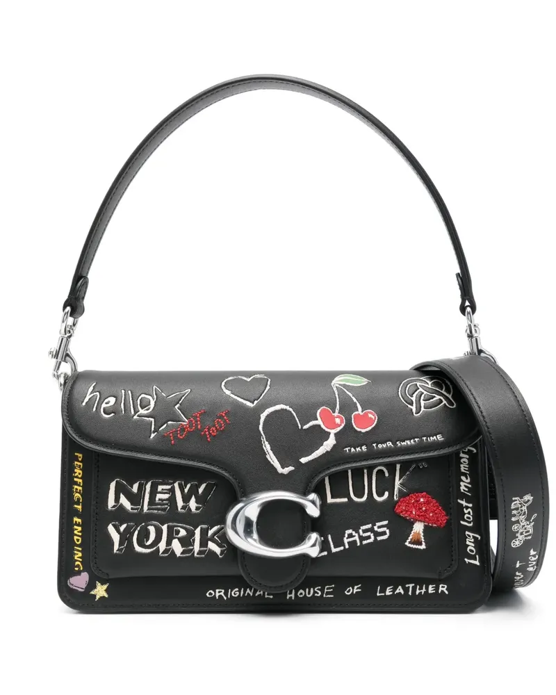 Coach Tabby Schultertasche 26cm - Schwarz Schwarz