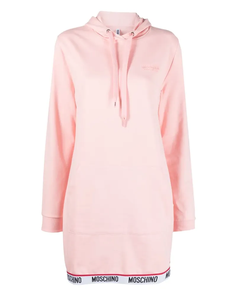 Moschino Hoodie mit Logo-Print - Rosa Rosa