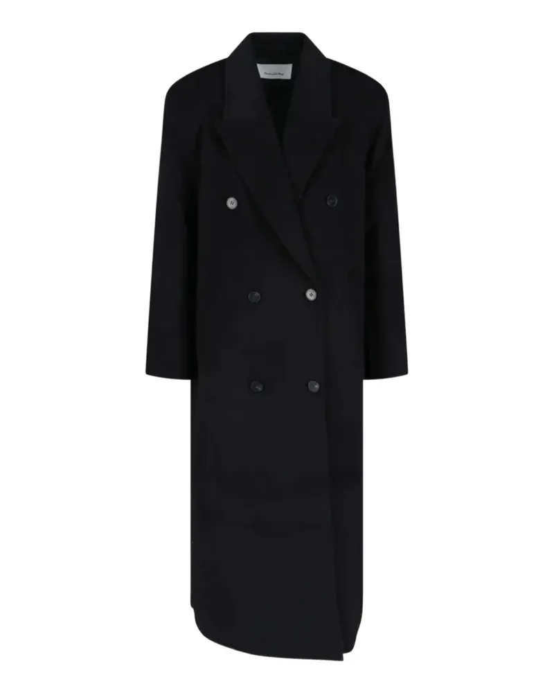 FRANKIE Shop Gaia double-breasted coat - Schwarz Schwarz