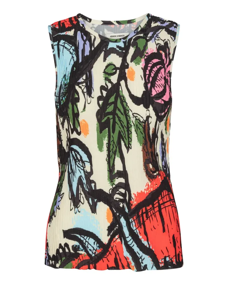 Henrik Vibskov plissé top - Nude Nude