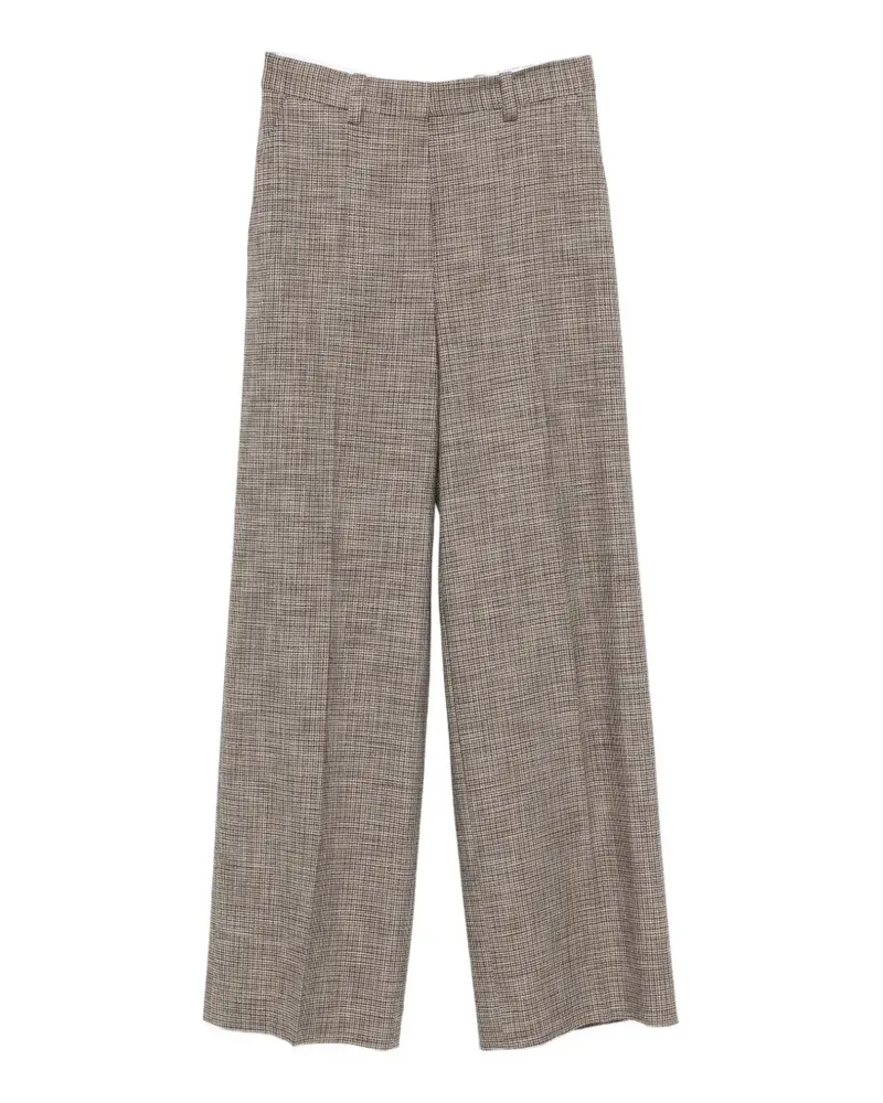 Maje Karierte Hose - Braun Braun