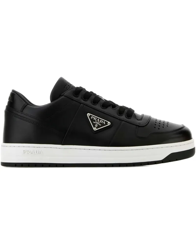 Prada Downtown Sneakers mit Logo - Schwarz Schwarz