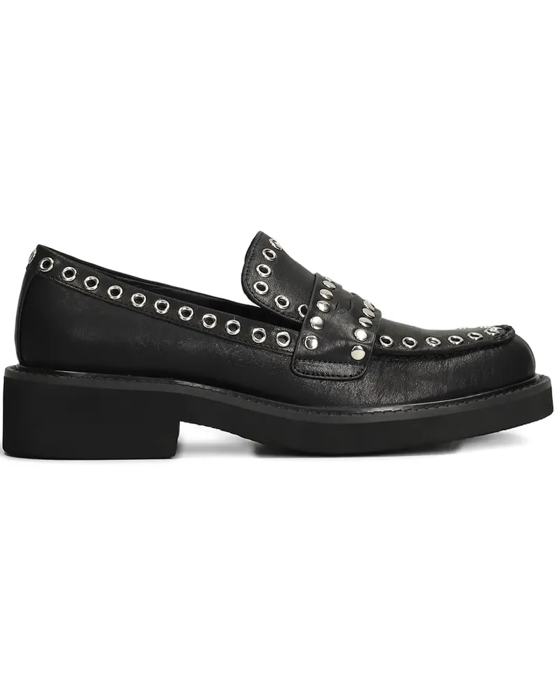 Bibi Lou Loafer mit Ösendetail - Schwarz Schwarz