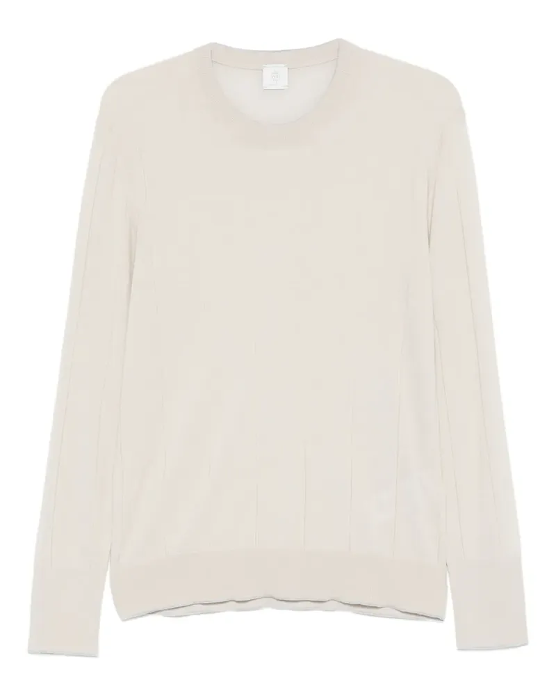 Eleventy Pullover mit Rundhalsausschnitt - Nude Nude