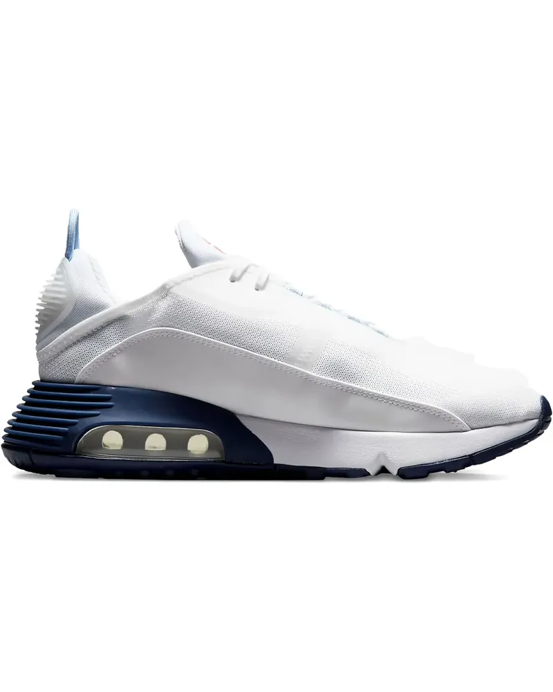 Nike Air Max 2090 "White/Midnight Navy/Chile Red" Sneakers - Weiß Weiß