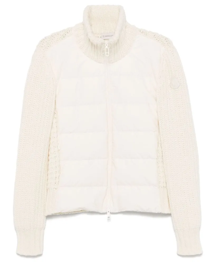 Moncler Cardigan aus Trikot - Weiß Weiß