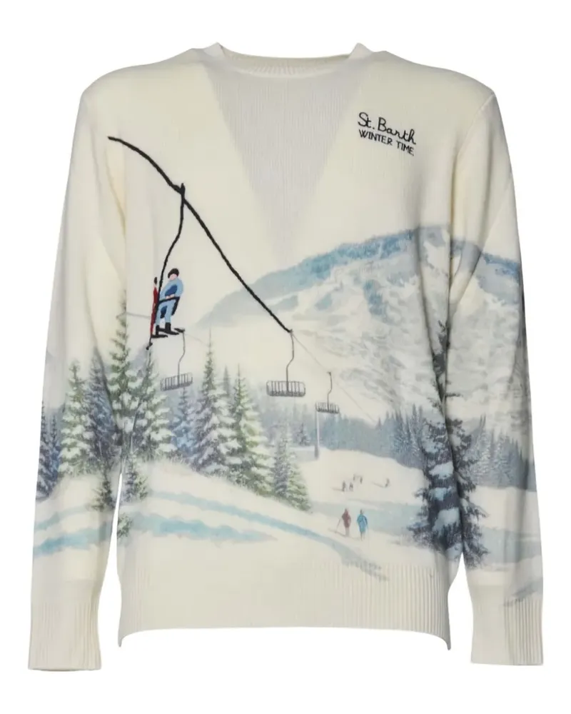 MC2 Saint Barth St. Barth Pullover - Weiß Weiß