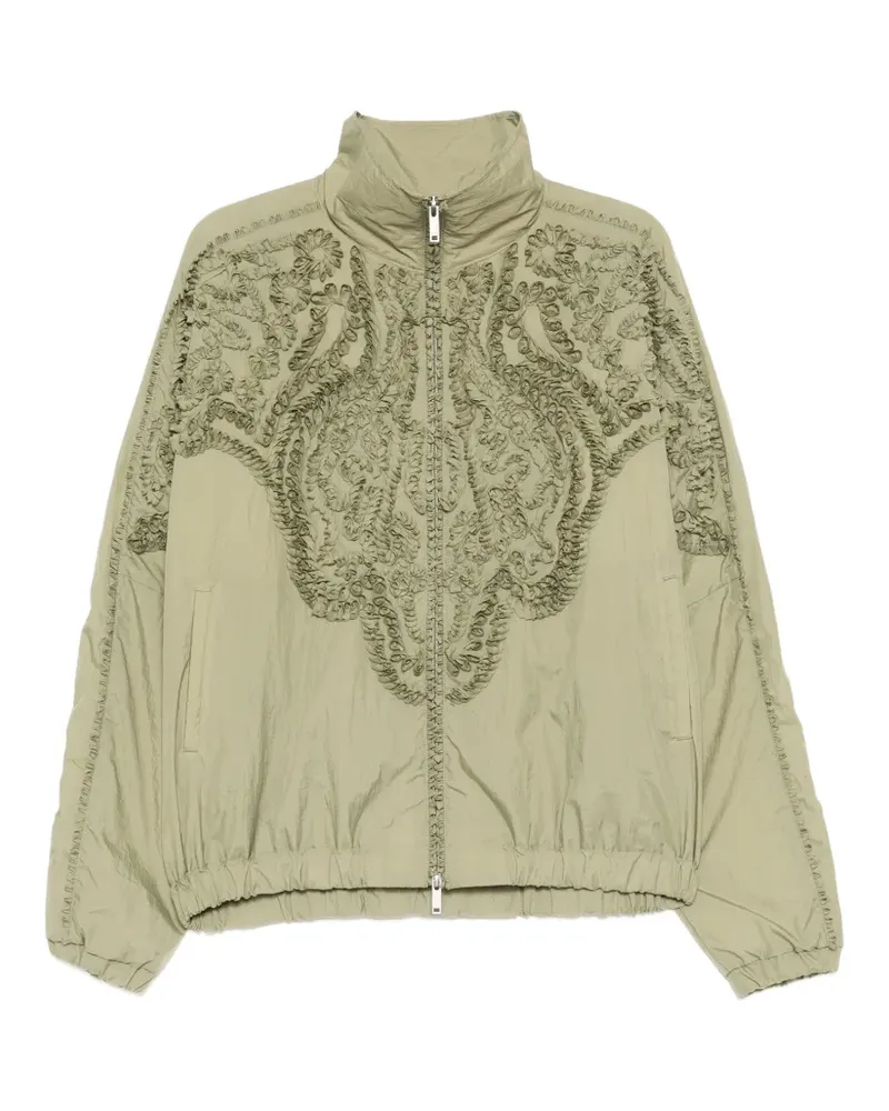 TAAKK ruffled-appliqué jacket - Grün Grün