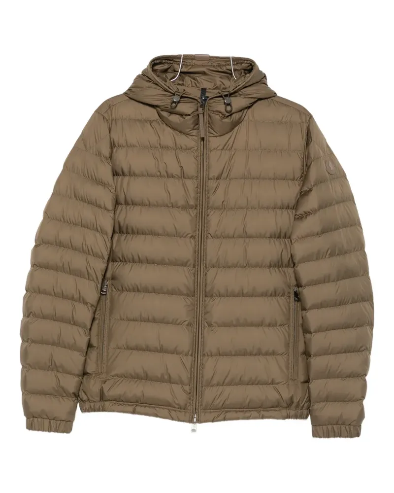 Moncler quilted hooded jacket - Grün Grün