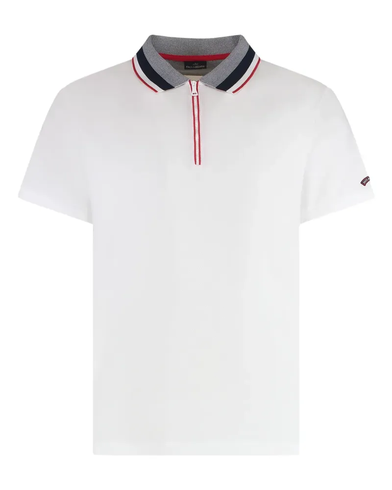 Paul & Shark Poloshirt mit Reißverschluss - Weiß Weiß