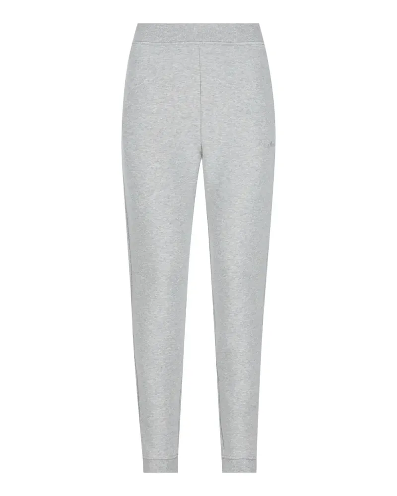 Max Mara logo-embroidered track pants - Grau Grau