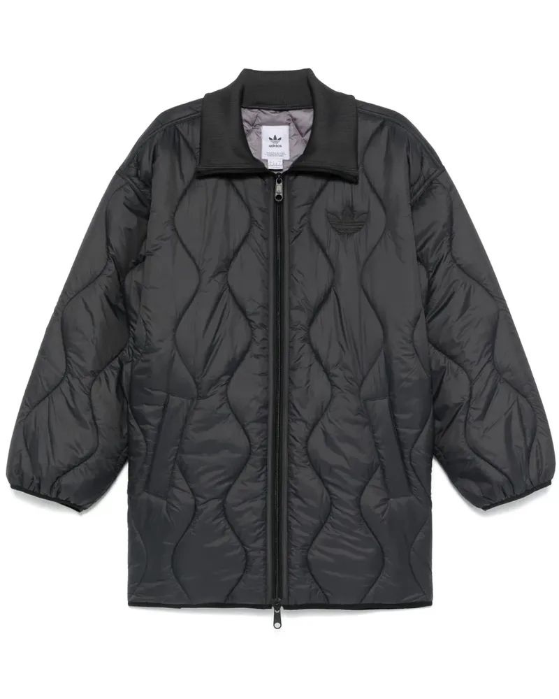 adidas Gesteppter Mantel - Grau Grau