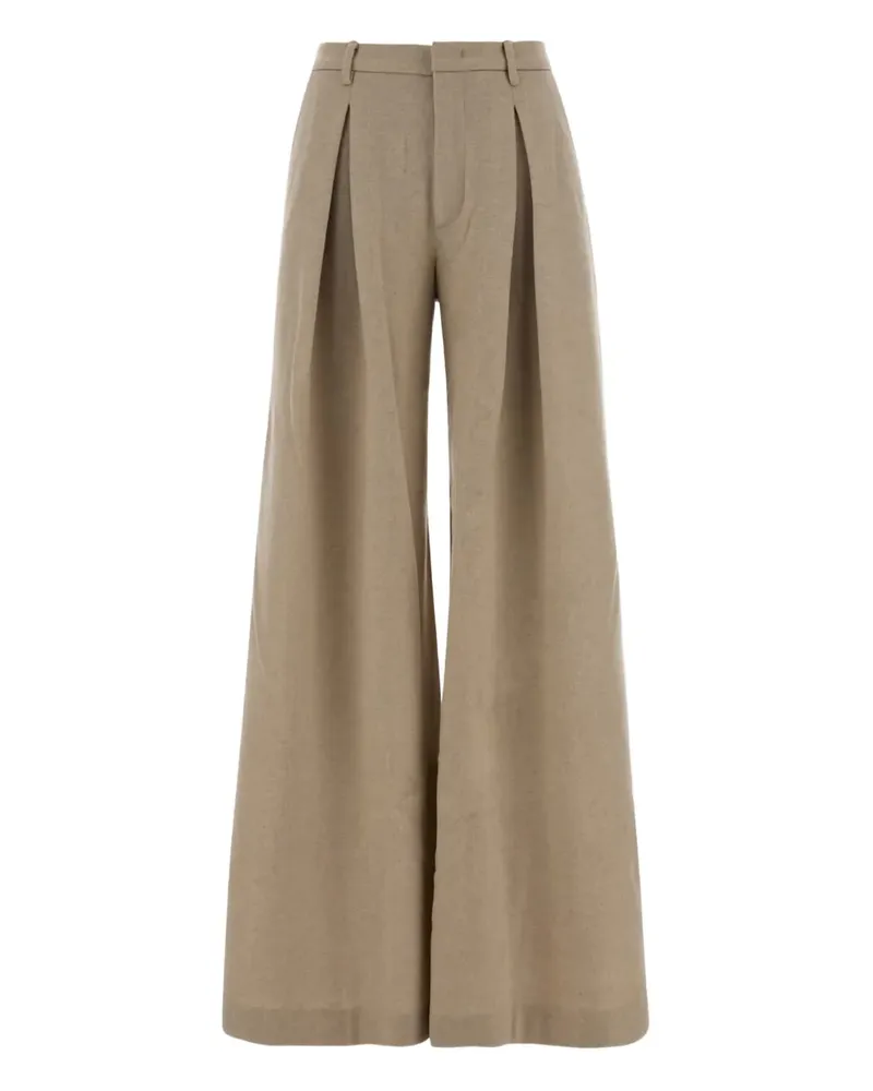 ANDAMANE Hose mit Bundfalten - Nude Nude