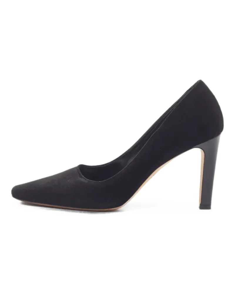 Manolo Blahnik velvet heeled pumps - Schwarz Schwarz