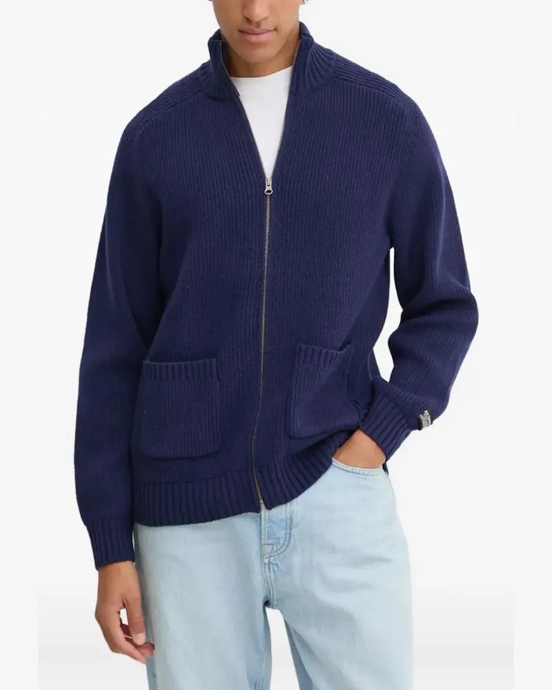 Levi's zip patch-pocket cardigan - Blau Blau