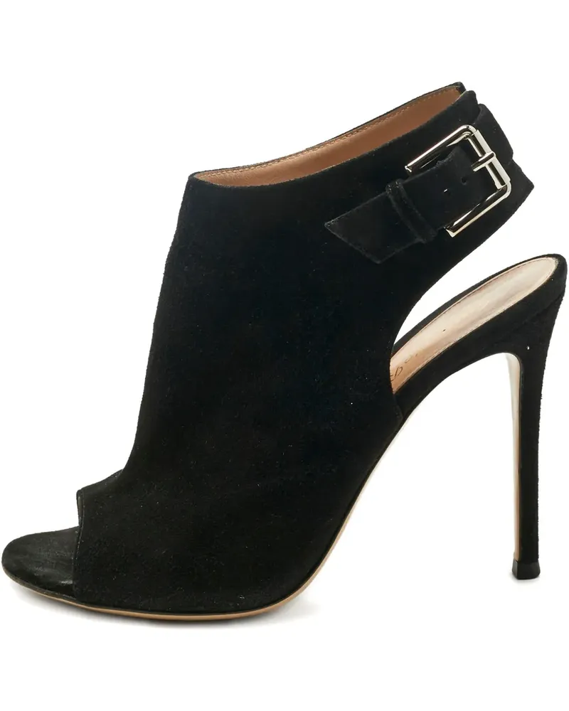 Gianvito Rossi slingback open toe sandals - Schwarz Schwarz