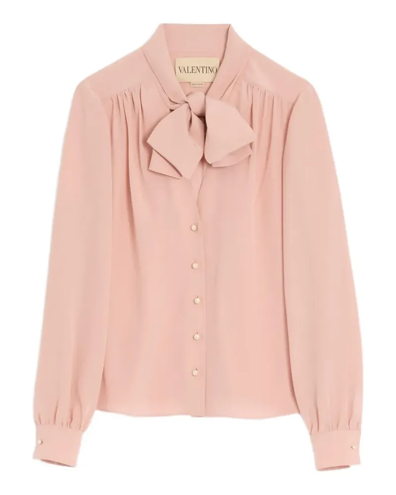 Valentino Garavani Hemd aus Crêpe de Chine - Rosa Rosa
