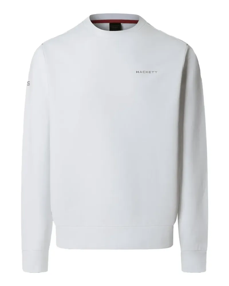 Hackett Sweatshirt mit Logo-Print - Weiß Weiß