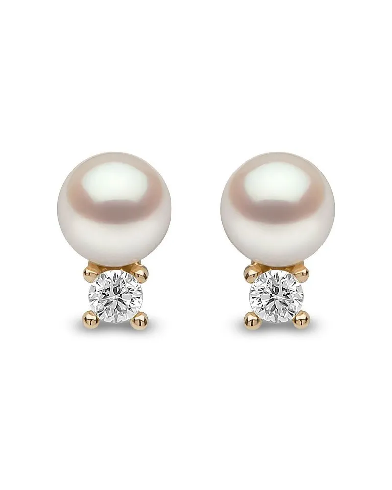 YOKO London 18kt Gelbgoldohrstecker mit Diamanten Gold