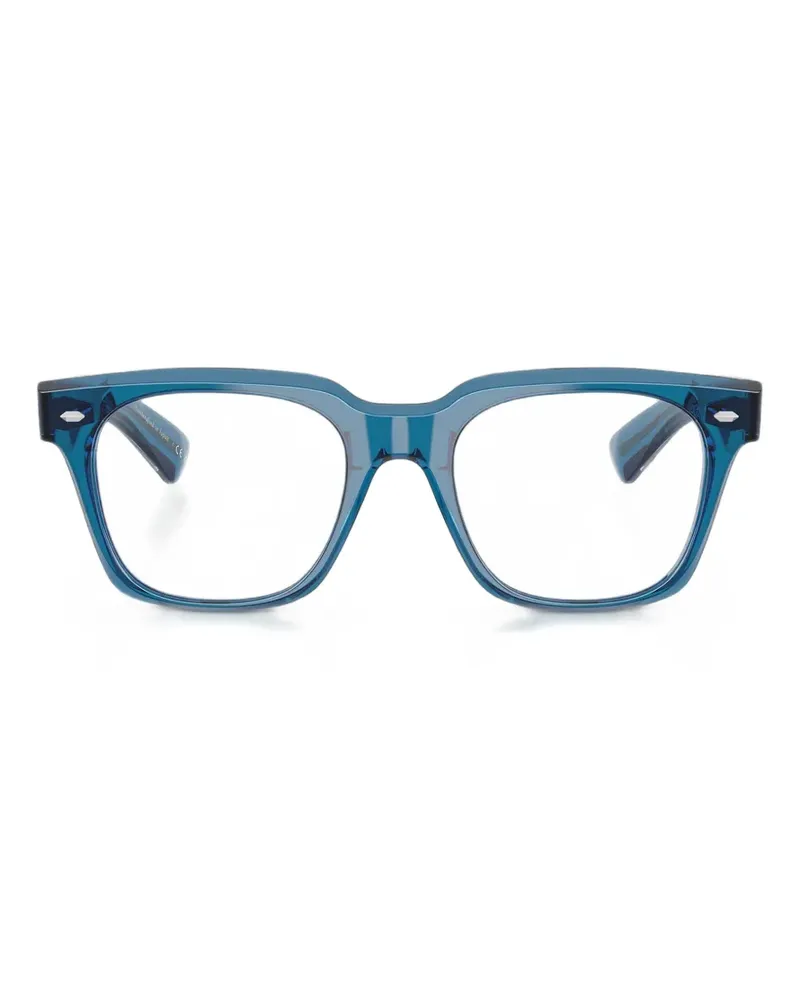 Oliver Peoples Alfrey Brille mit eckigem Gestell - Blau Blau