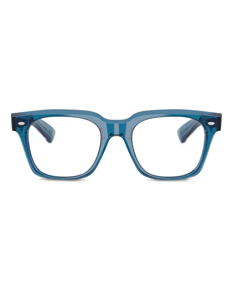 Oliver Peoples Alfrey Brille mit eckigem Gestell - Blau Blau