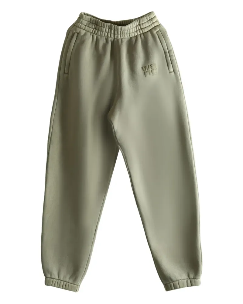 Alexander Wang Jogginghose mit Logo-Patch - Grün Grün