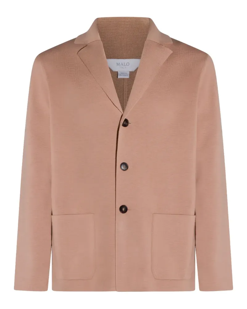 Malo patch-pocket blazer - Nude Nude