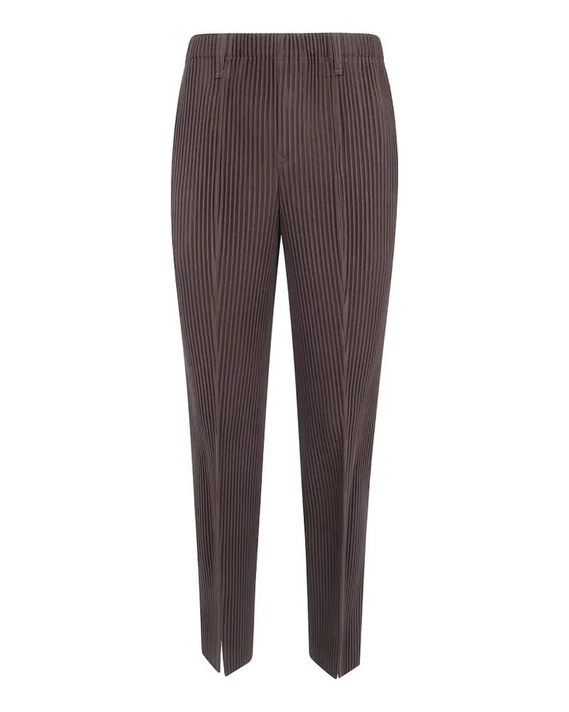 Issey Miyake Plissierte Hose - Braun Braun