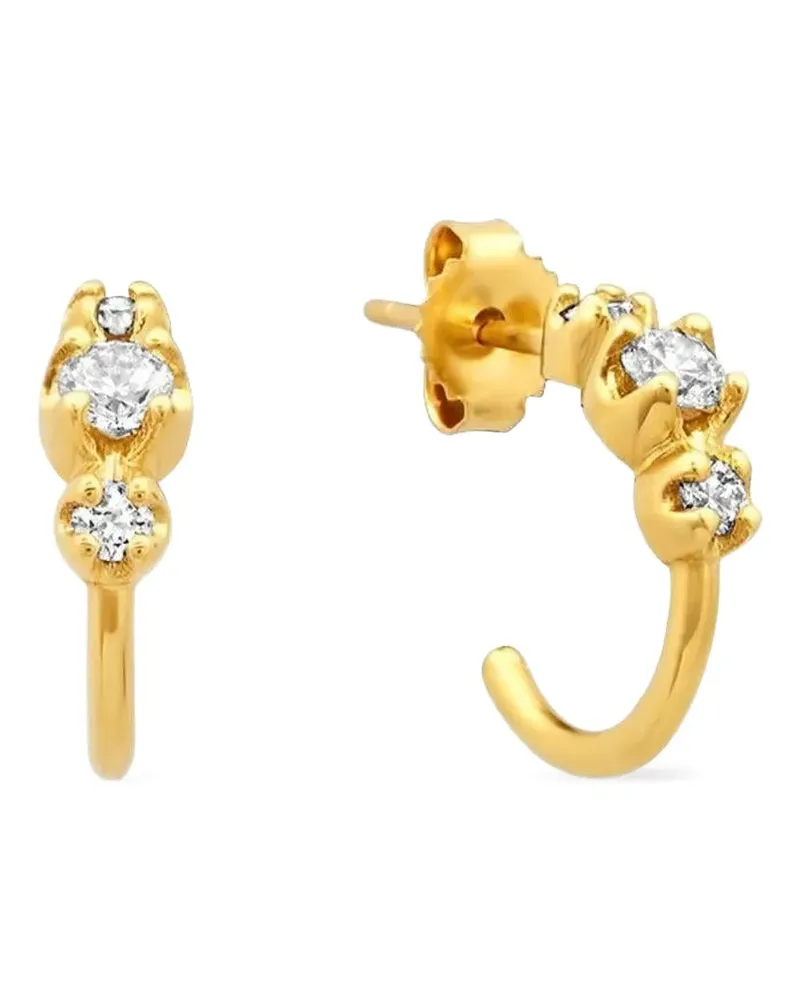 Jennifer Meyer 18kt Gelbgoldohrstecker mit Diamanten Gold
