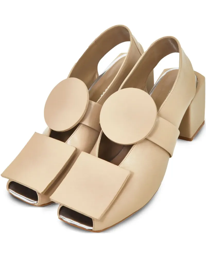 Gloria Coelho Sandalen mit eckiger Kappe - Braun Braun