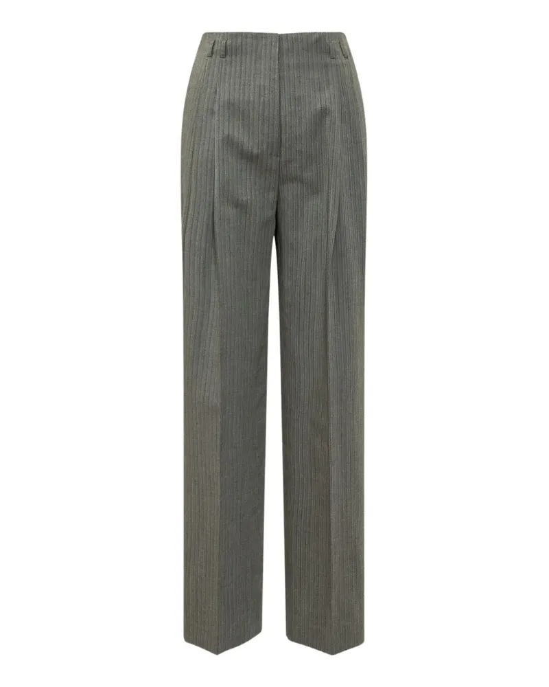 Alberta Ferretti Klassische Hose mit Nadelstreifen - Grau Grau