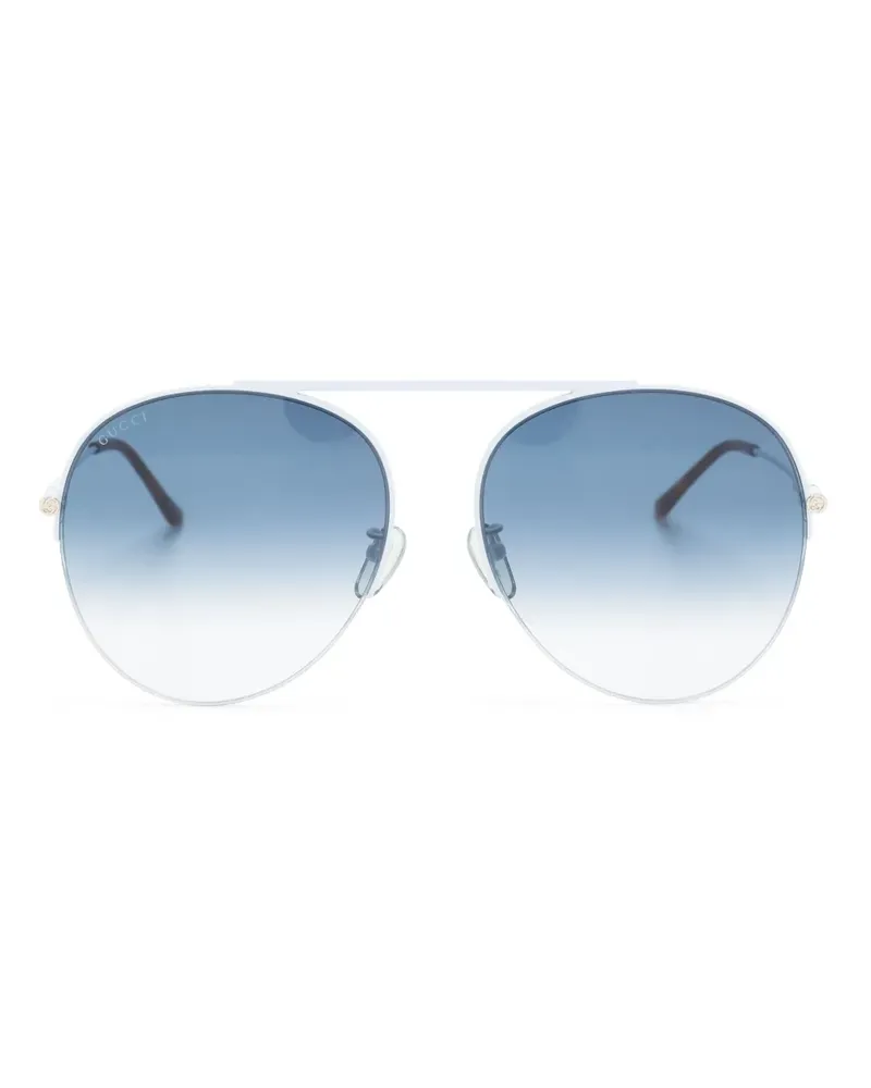 Gucci Pilotenbrille mit Farbverlauf - Blau Blau