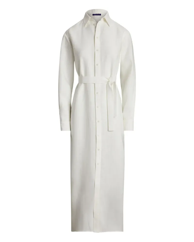 Ralph Lauren Hemdkleid mit Gürtel - Weiß Weiß