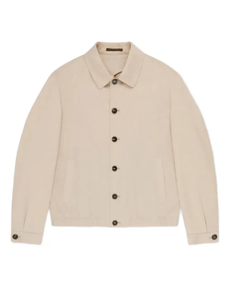 Slowear Jacke mit Knopfleiste - Nude Nude