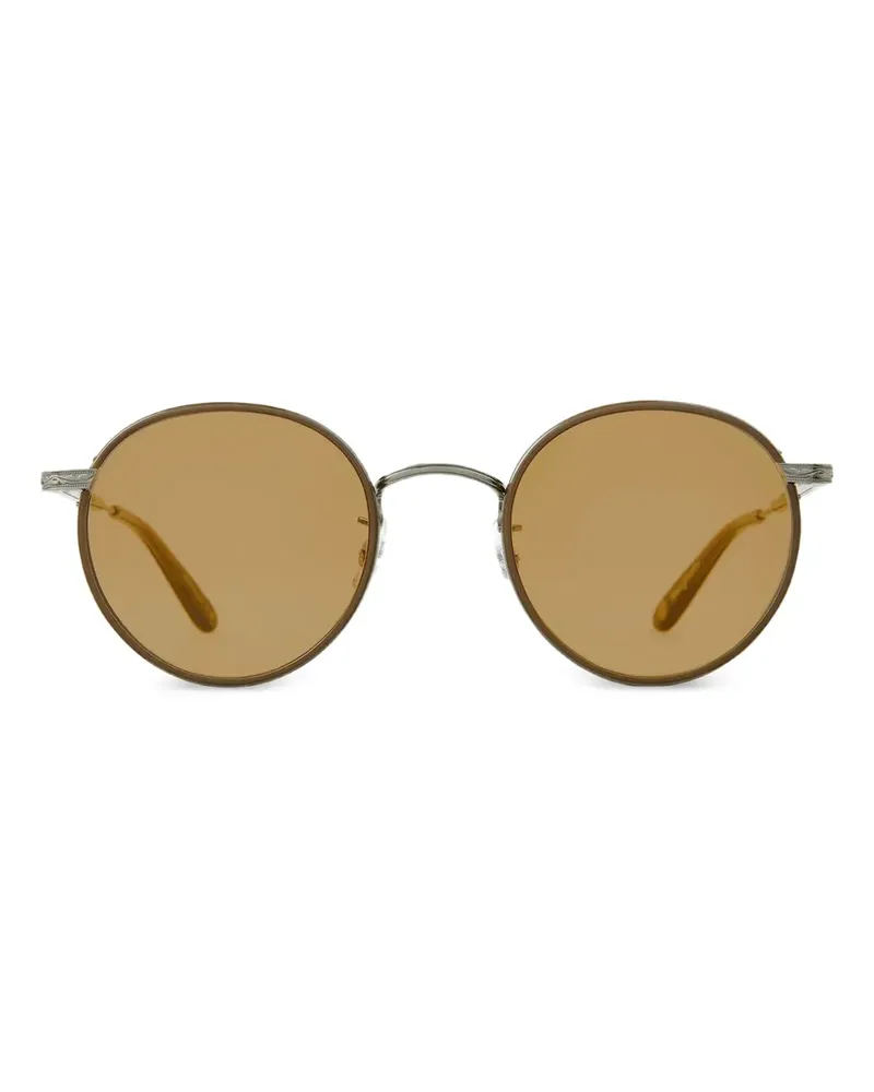 Garrett Leight Wilson x Sun Sonnenbrille mit rundem Gestell - Grün Grün