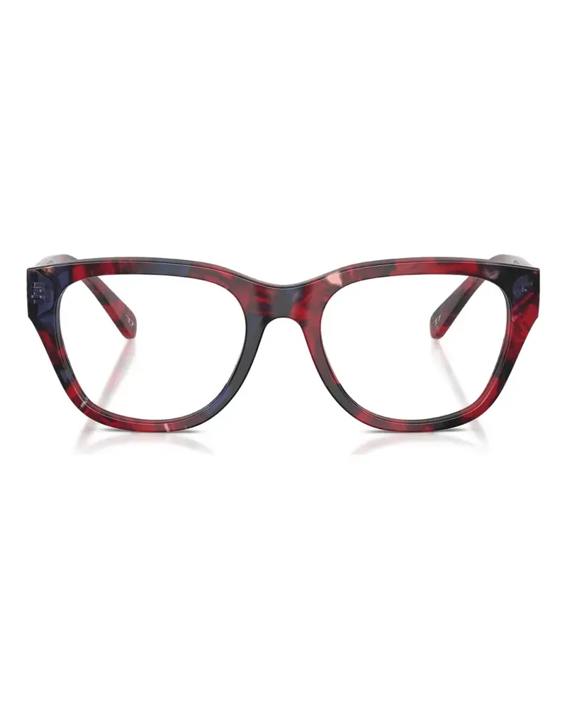 Diesel tortoiseshell-effect cat-eye glasses - Rot Rot