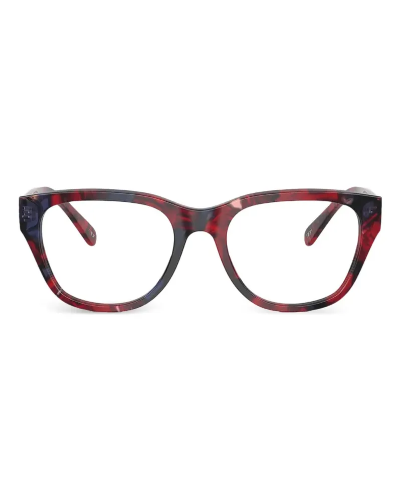 Diesel tortoiseshell-effect cat-eye glasses - Rot Rot