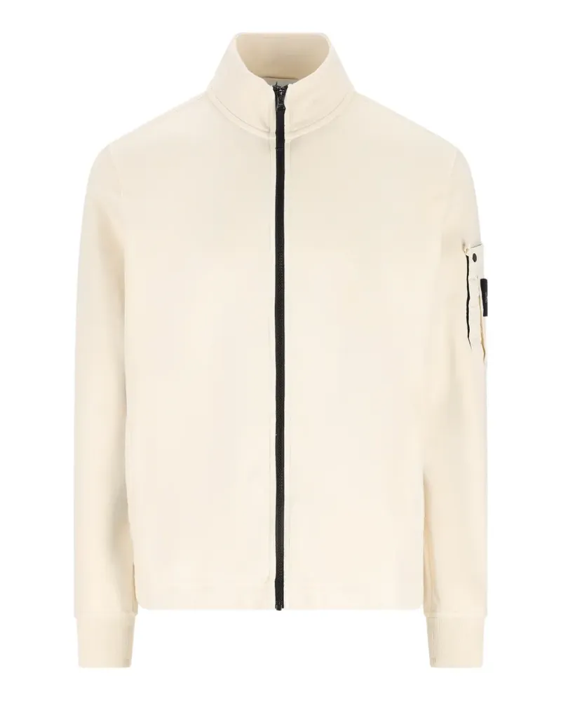 Stone Island zip pocket sweater - Nude Nude