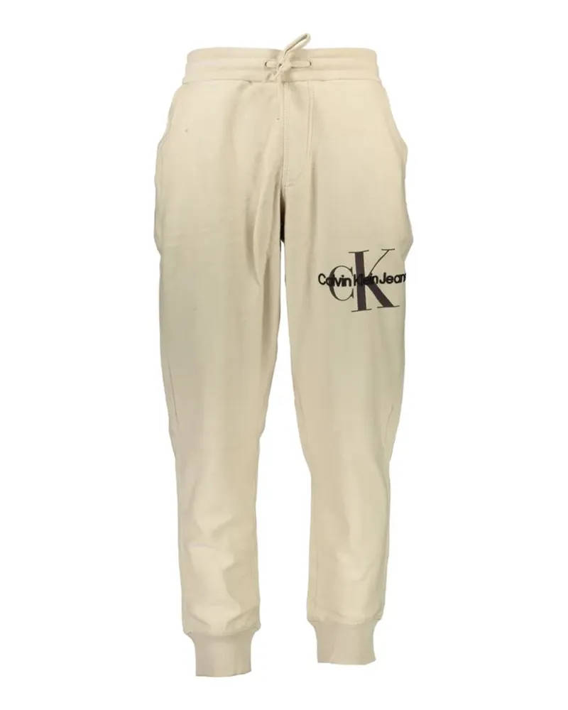 Calvin Klein logo-print track pants - Nude Nude