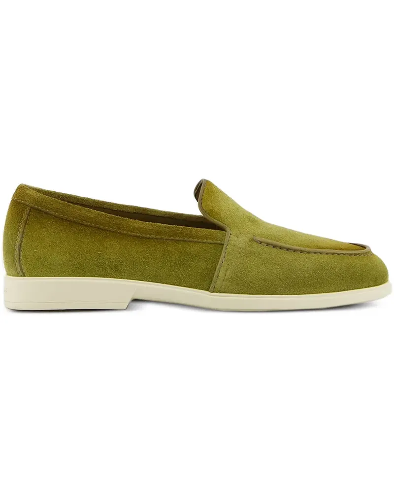 Santoni Malibu Loafer mit mandelförmiger Kappe - Grün Grün