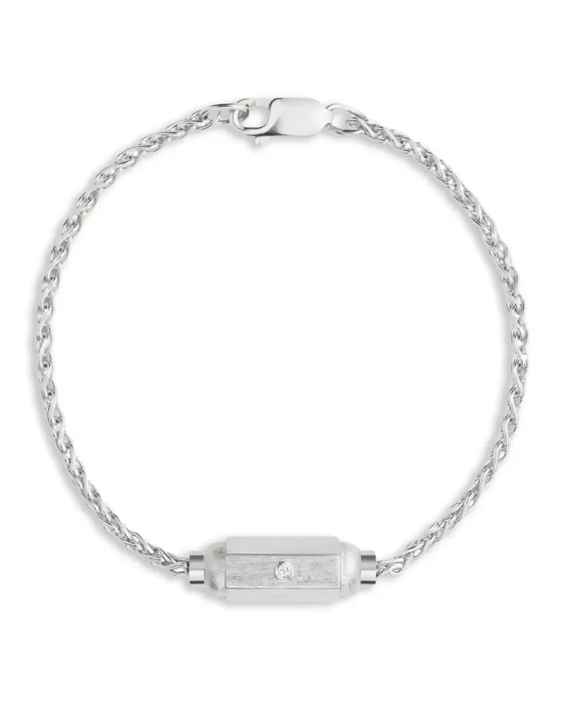 Marie Lichtenberg Micro Coconut diamond bracelet - Silber Silber