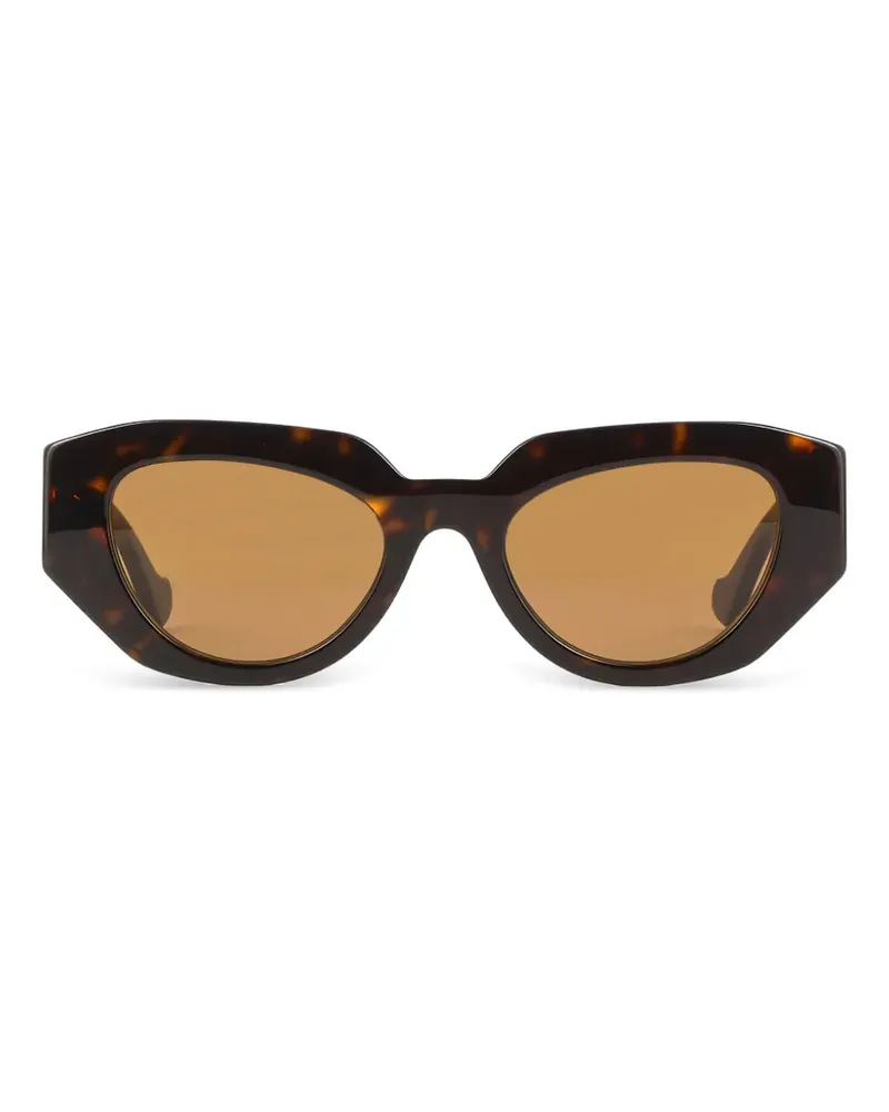 Gucci Sonnenbrille mit geometrischem Gestell - Braun Braun
