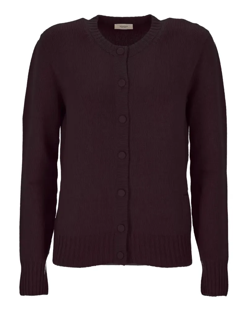AGNONA Gerippter Cardigan - Violett Violett